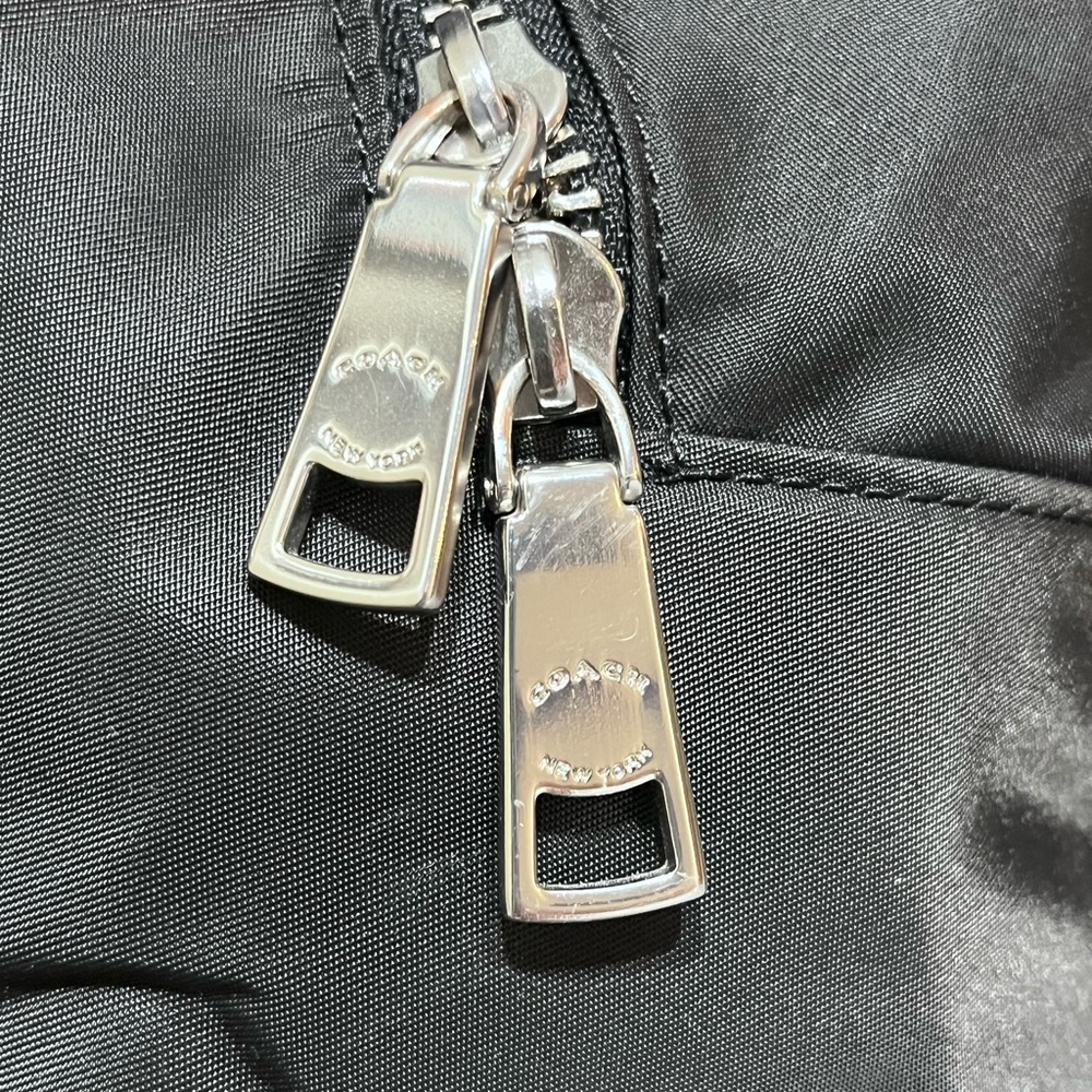 Coach Court Backpack Black Leather - Picture 7 of 13